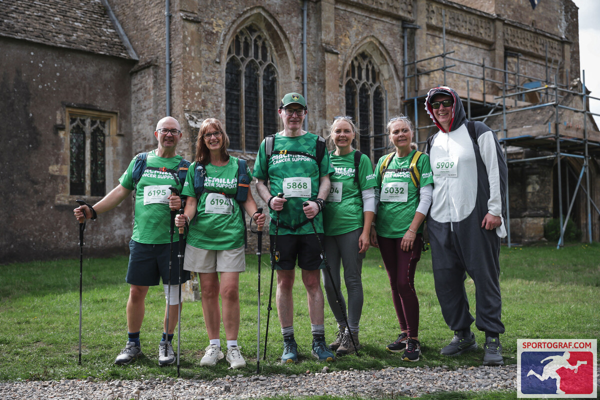 Luke with fellow Macmillan Mighty Hike participants